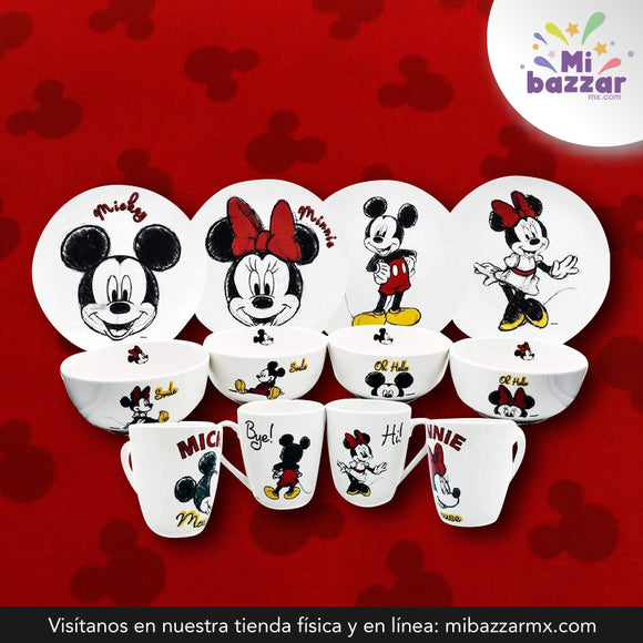 Taza Mickey Mouse Roja – Mibazzarmx