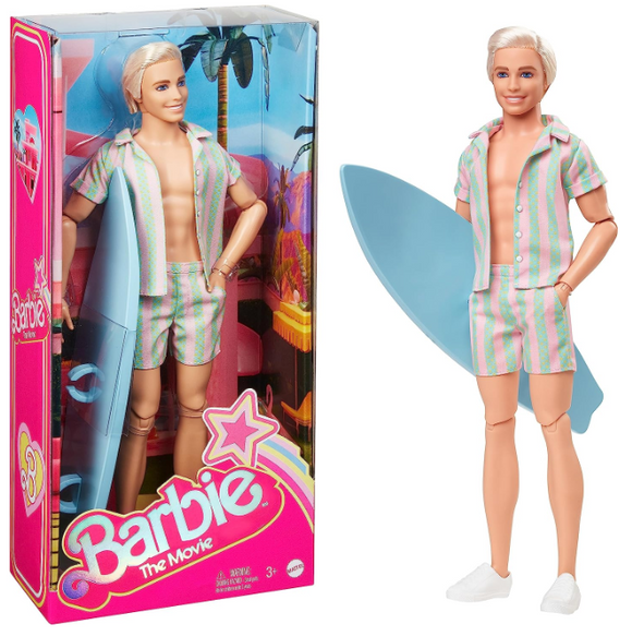 Ken Perfect Day con un Atuendo Casual para Surfear, Barbie la Película