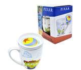 Taza con tapa Pixar