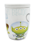 Taza con tapa Pixar