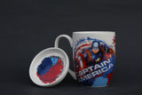 Taza con tapa Avengers