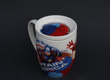 Taza con tapa Avengers