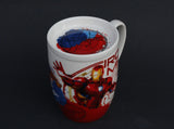 Taza con tapa Avengers