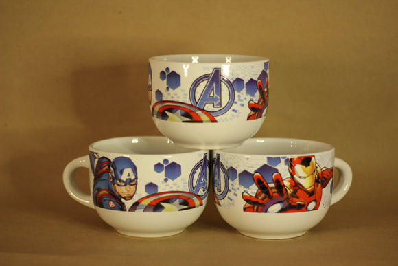 Taza para cereal Ironman y Capitan América