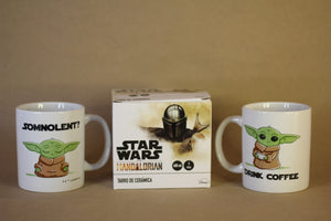 Taza Grogu (Baby Yoda) Blanca