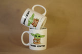 Taza Grogu (Baby Yoda) Blanca