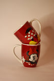 Dúo tazas Mickey y Minnie Rojas